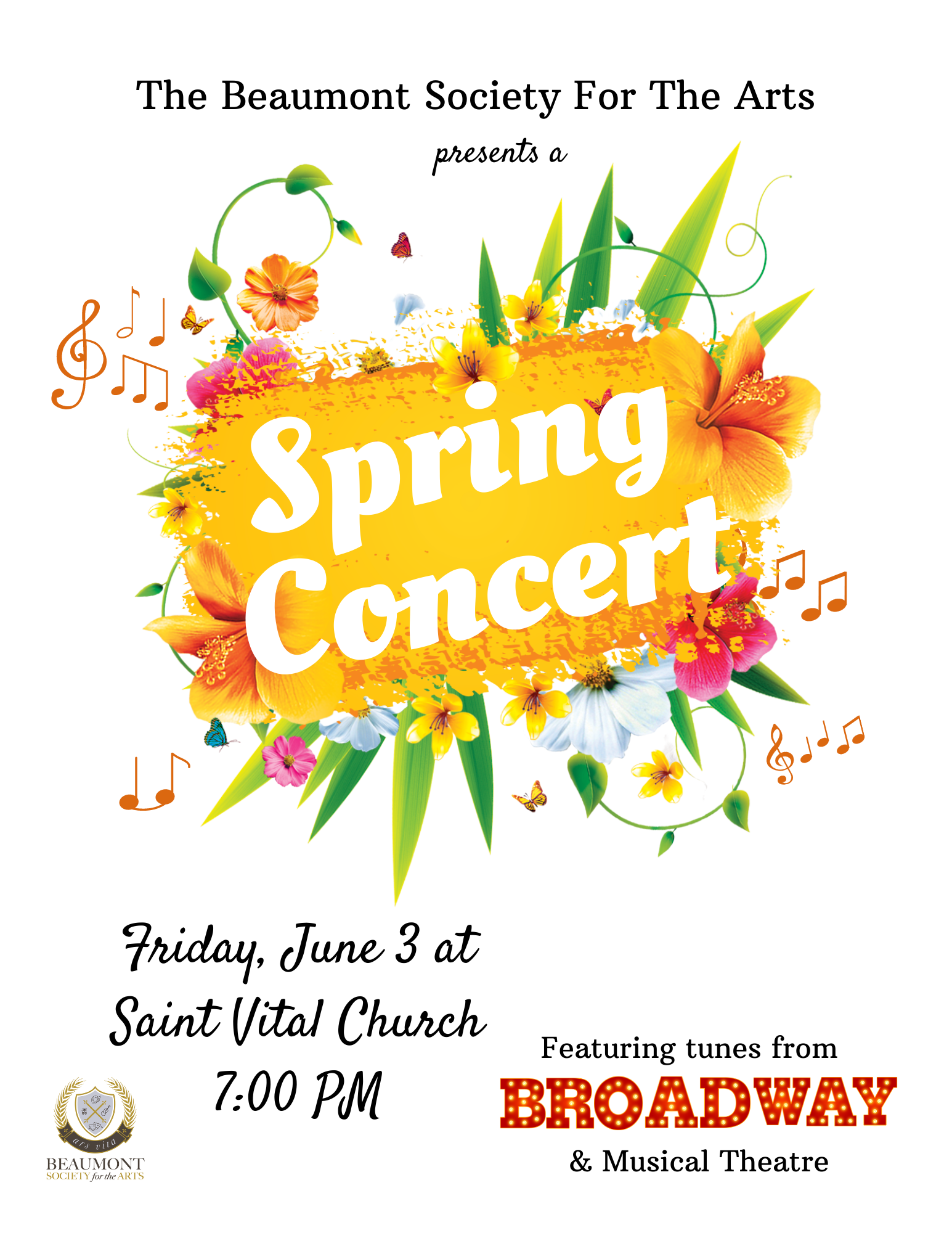 The BSA presents a Spring Concert June 3, 2022